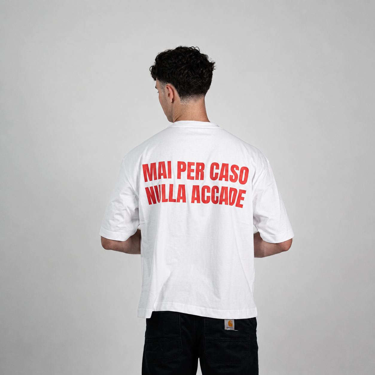 "Mai per caso nulla accade" Oversized T-Shirt