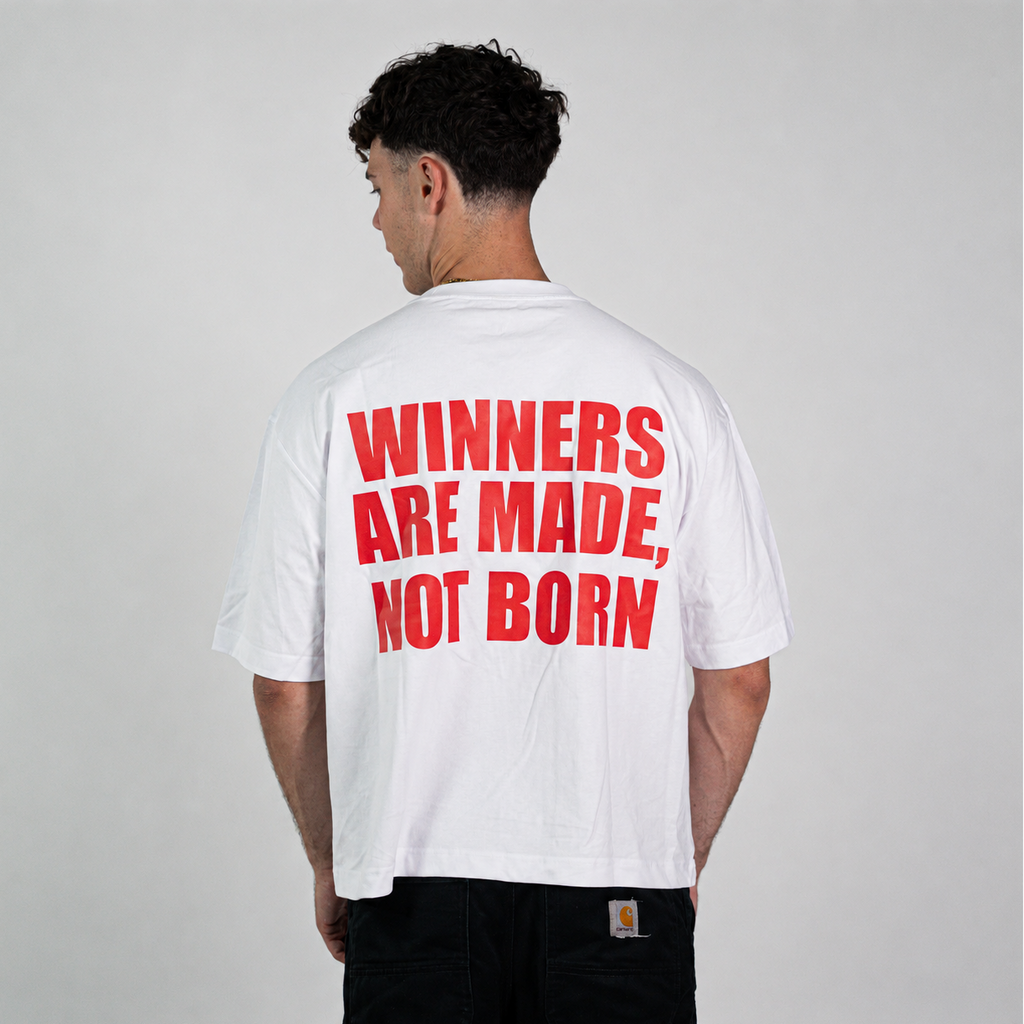 "Winners are made, not born" Oversized T-Shirt