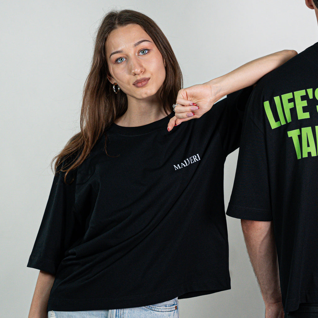 "Life's short take risk" Oversized T-Shirt