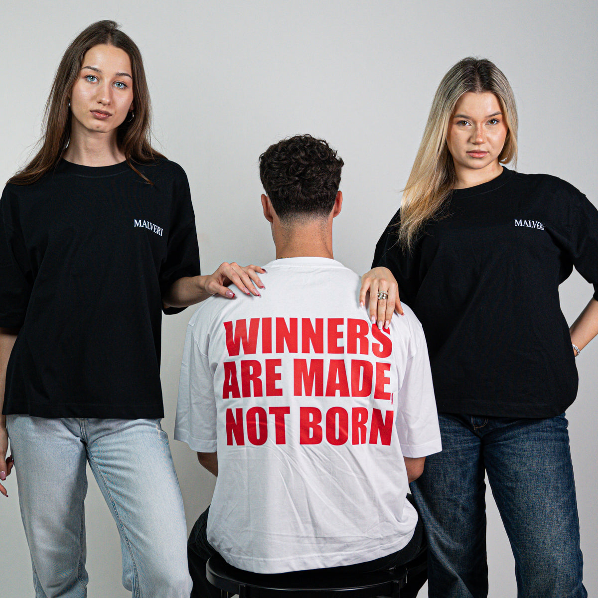 "Winners are made, not born" Oversized T-Shirt