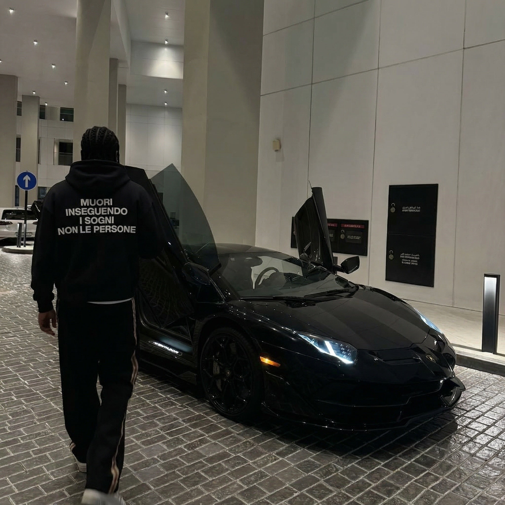 Hoodie Malveri Black